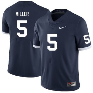 Men Cam Miller Retro PSU College Football #5 Jersey 330775-240