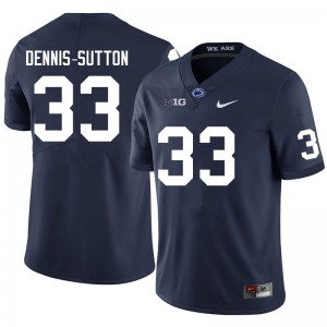 Men Dani Dennis-Sutton Navy Penn State College Football #33 Jersey 256782-125