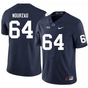 Men Hunter Nourzad Navy Nittany Lions College Football #64 Jersey 735618-895