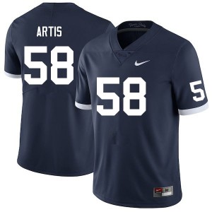 Men Kaleb Artis Retro Penn State College Football #58 Jersey 764606-426