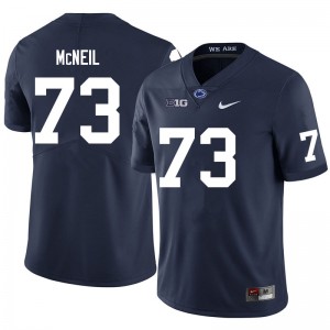 Men Maleek McNeil Navy Penn State Nittany Lions College Football #73 Jersey 489179-667