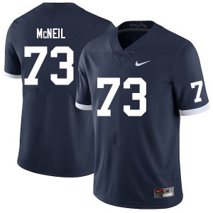 Men Maleek McNeil Retro Penn State College Football #73 Jersey 778110-304