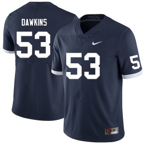 Men Nick Dawkins Retro Penn State Nittany Lions College Football #53 Jersey 631686-634