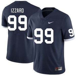 Men Coziah Izzard Retro Penn State College Football #99 Jersey 292969-719
