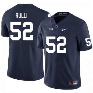 Men Dominic Rulli Navy Nittany Lions College Football #52 Jersey 816831-233