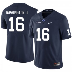Men Elliot Washington II Navy Penn State College Football #16 Jersey 689934-603
