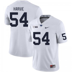 Men Ian Harvie White Nittany Lions College Football #54 Jersey 653610-134
