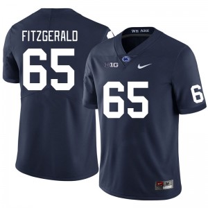 Men Jim Fitzgerald Navy Penn State College Football #65 Jersey 500690-920