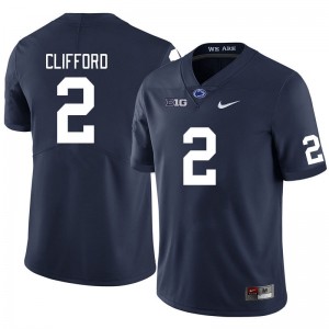 Men Liam Clifford Navy PSU College Football #2 Jersey 787886-322