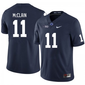 Men Malik McClain Navy Penn State College Football #11 Jersey 737124-130