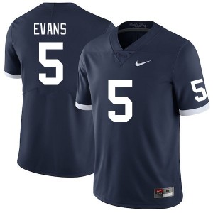 Men Omari Evans Retro PSU College Football #5 Jersey 200705-583