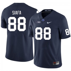 Men Sam Siafa Navy Penn State College Football #88 Jersey 369929-998