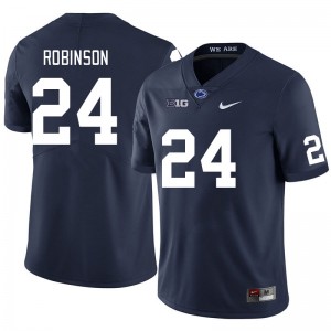 Men Ta'Mere Robinson Navy Penn State College Football #24 Jersey 788939-203