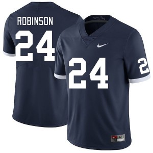 Men Ta'Mere Robinson Retro Nittany Lions College Football #24 Jersey 550102-635