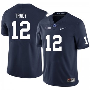 Men Zion Tracy Navy PSU College Football #12 Jersey 755727-194