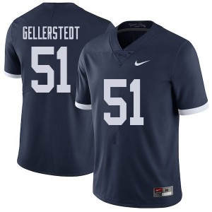 Men Alex Gellerstedt Navy Penn State College Throwback Football #51 Jersey 417892-283