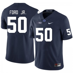 Men Alonzo Ford Jr. Navy Penn State Nittany Lions College Football #50 Jersey 462775-715