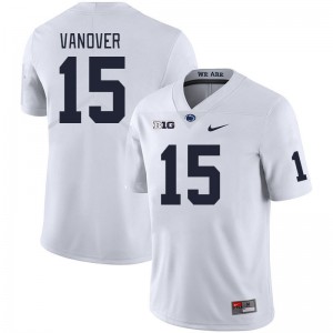 Men Amin Vanover White PSU College Football #15 Jersey 213944-115
