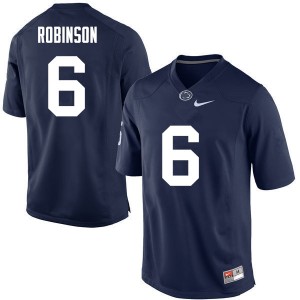 Men Andre Robinson Navy Penn State College Football #6 Jersey 541384-919