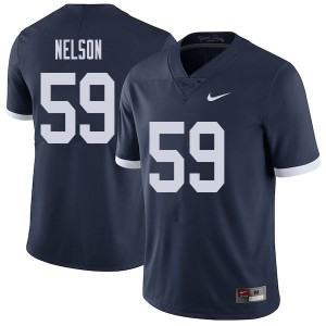 Men Andrew Nelson Navy PSU College Throwback Football #59 Jersey 652913-210