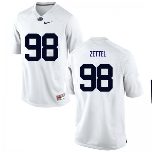 Men Anthony Zettel White Nittany Lions College Football #98 Jersey 900274-446