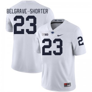 Men Antoine Belgrave-Shorter White PSU College Football #23 Jersey 990515-348