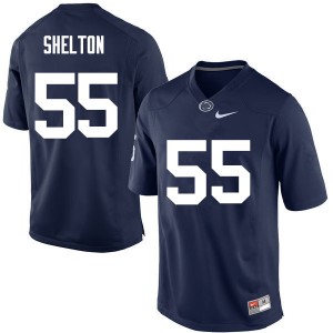 Men Antonio Shelton Navy Penn State College Football #55 Jersey 239649-483