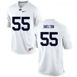 Men Antonio Shelton White Penn State College Football #55 Jersey 964166-690