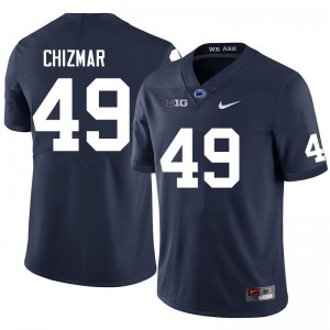Men Ben Chizmar Navy Nittany Lions College Football #49 Jersey 858453-415