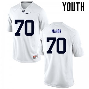 Youth Brendan Mahon White Penn State College Football #70 Jersey 871278-818
