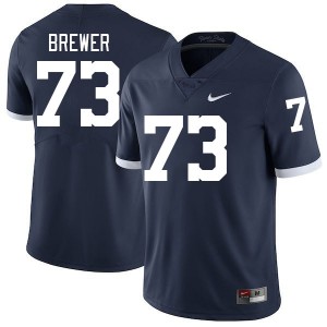 Men Caleb Brewer Retro Nittany Lions College Football #73 Jersey 519398-605