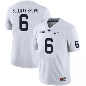 Men Cam Sullivan-Brown White Penn State Nittany Lions College Football #6 Jersey 790468-210