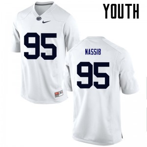 Youth Carl Nassib White Penn State Nittany Lions College Football #95 Jersey 347338-670
