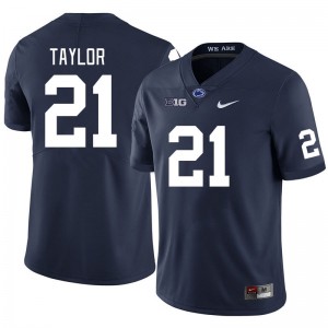 Men Carmelo Taylor Navy Penn State Nittany Lions College Football #21 Jersey 598493-638