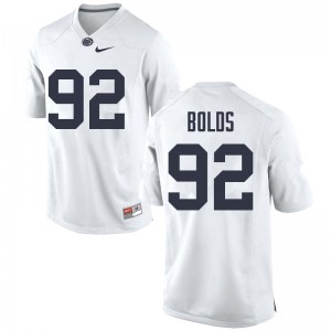 Men Corey Bolds White Nittany Lions College Football #92 Jersey 434194-493