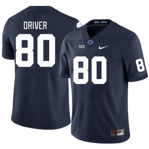 Men Cristian Driver Navy Penn State College Football #80 Jersey 381500-749