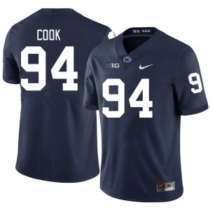 Men De'Andre Cook Navy Penn State College Football #94 Jersey 867061-994