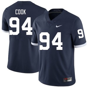 Men De'Andre Cook Retro PSU College Football #94 Jersey 292712-835