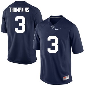 Men DeAndre Thompkins Navy Penn State Nittany Lions College Football #3 Jersey 173967-950