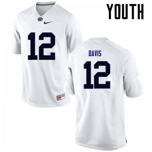 Youth Desi Davis White Penn State College Football #12 Jersey 835177-150