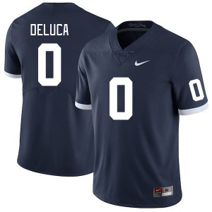 Men Dominic DeLuca Retro PSU College Football #0 Jersey 190913-628
