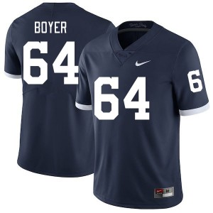 Men Eagan Boyer Retro Nittany Lions College Football #64 Jersey 692864-152