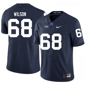 Men Eric Wilson Navy Penn State Nittany Lions College Football #68 Jersey 582377-690