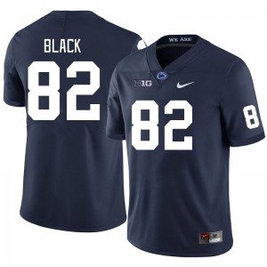 Men Ethan Black Navy Nittany Lions College Football #82 Jersey 895235-249