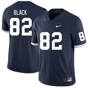 Men Ethan Black Retro Penn State Nittany Lions College Football #82 Jersey 395363-917