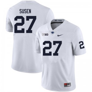 Men Ethan Susen White Penn State College Football #27 Jersey 752507-684