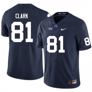Men Evan Clark Navy Penn State College Football #81 Jersey 501889-702