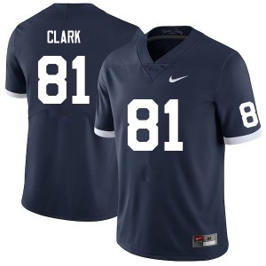 Men Evan Clark Retro Nittany Lions College Football #81 Jersey 752658-888