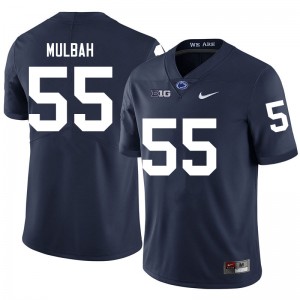 Men Fatorma Mulbah Navy Penn State College Football #55 Jersey 548575-136