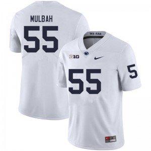 Men Fatorma Mulbah White Penn State College Football #55 Jersey 462697-346